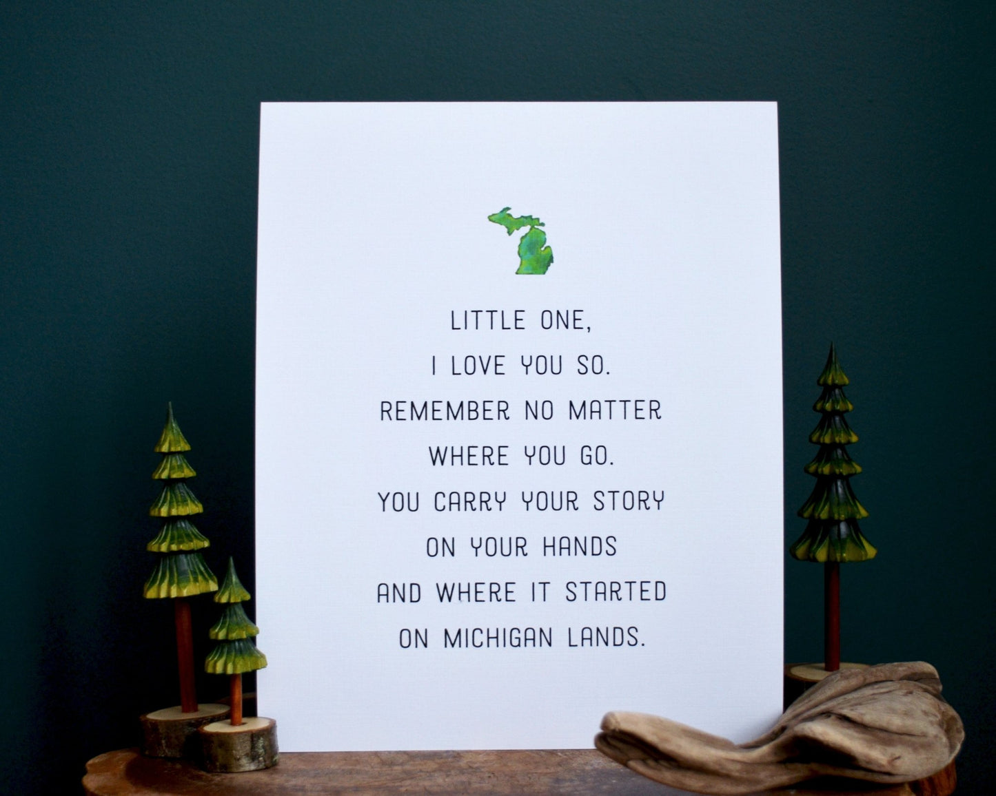 Michigan Story – 8 x 10 Michigan Poem Print ( Stanza 11) - jacobandlouise.com