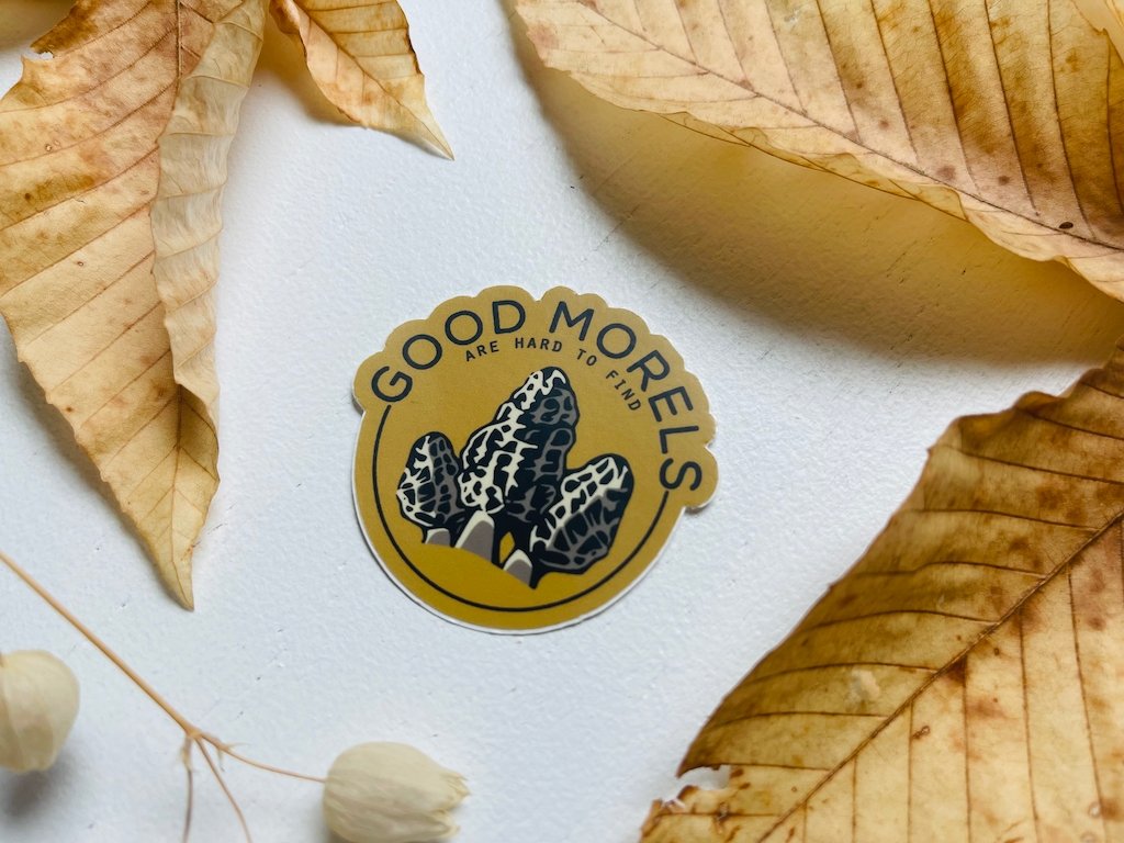 Morel Sticker - jacobandlouise.com